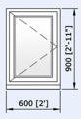 Logik 70mm Casement 600mm by 900mm